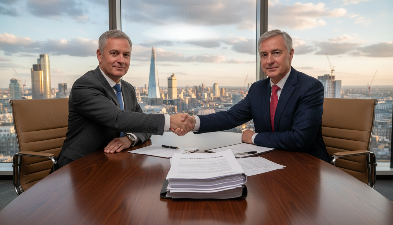 Handshake sealing asset deal