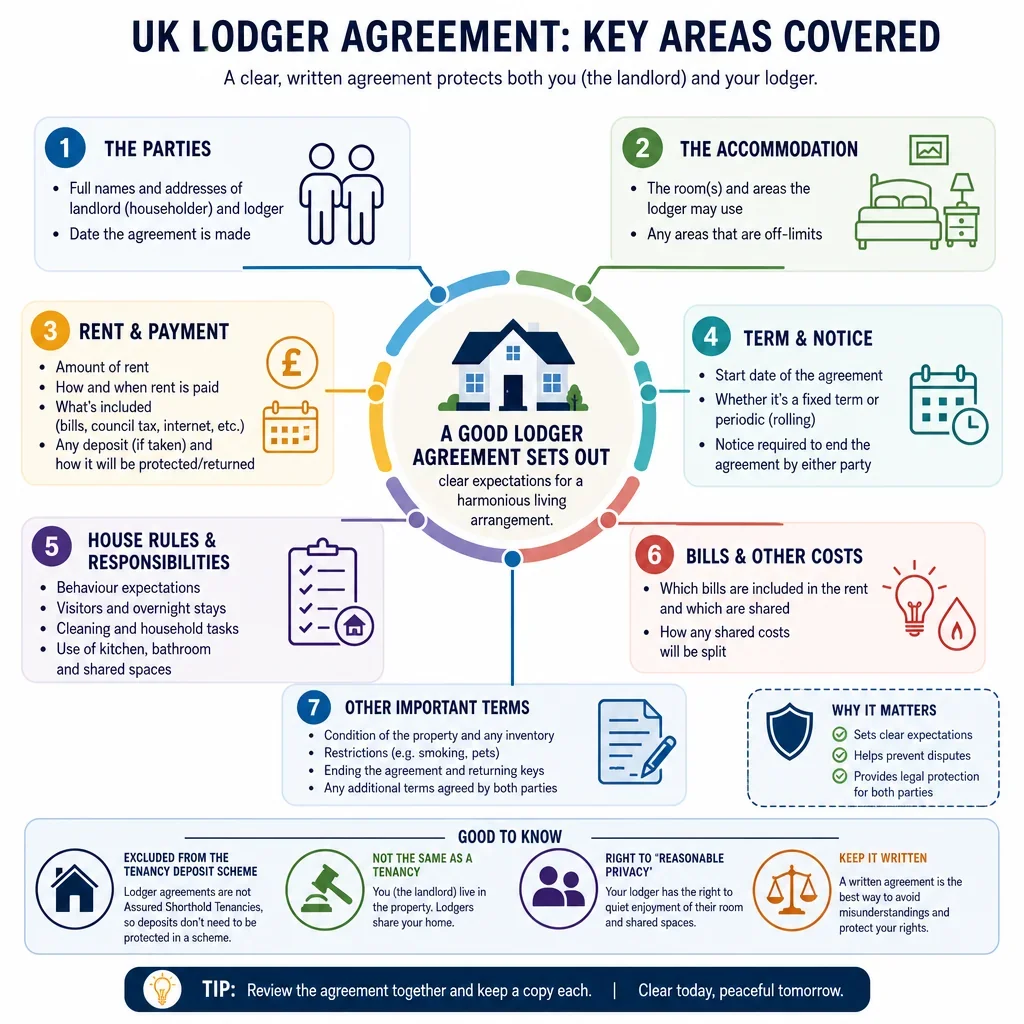 Lodger agreement preparation checklist
