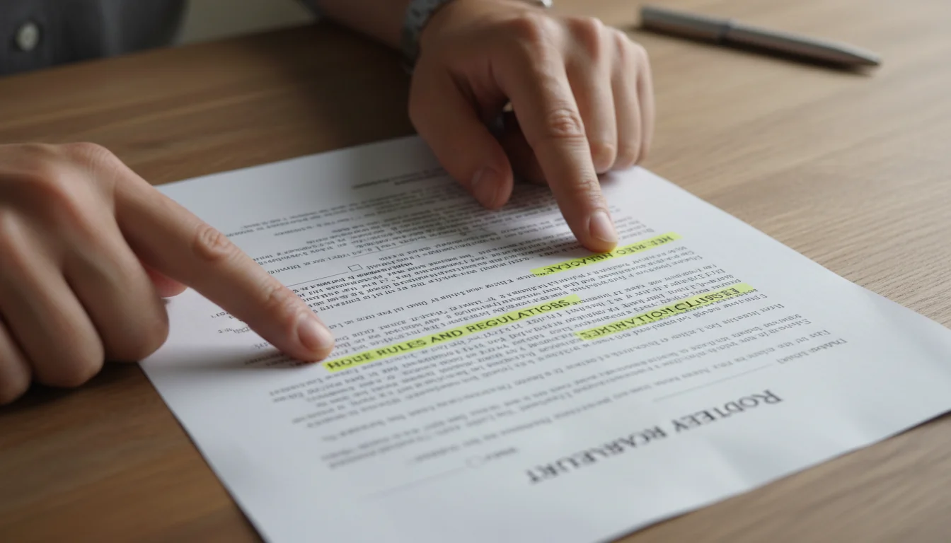 Key clauses highlighted in contract