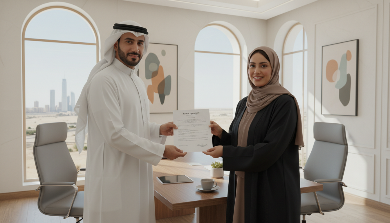 Saudi lease contract signing