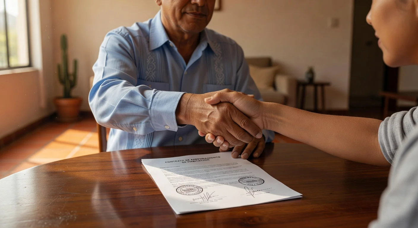 Adult signing room rental agreement