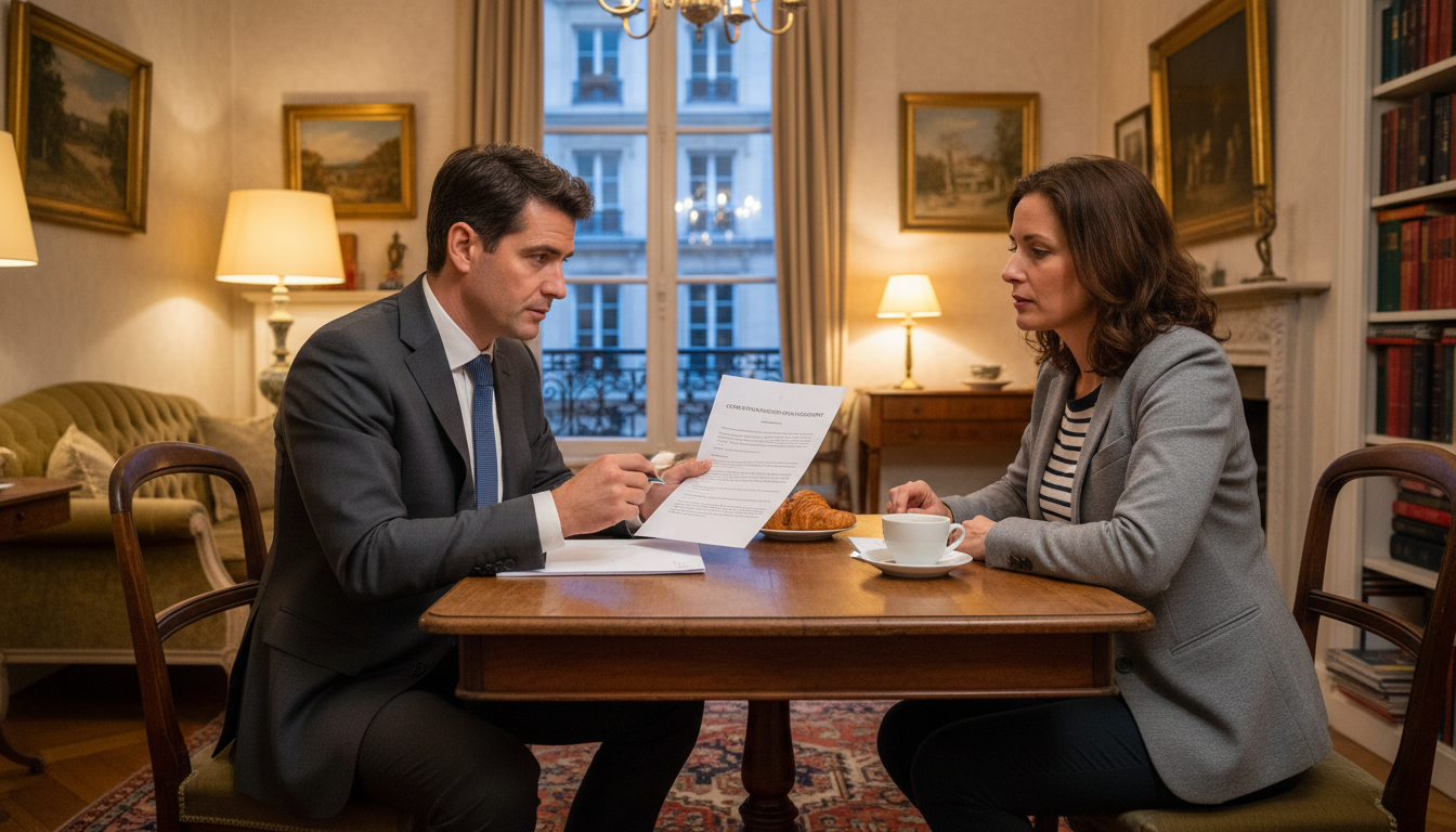 Property owner and tenant discussion