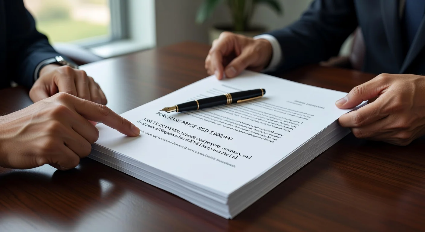 Legal documents for business sale