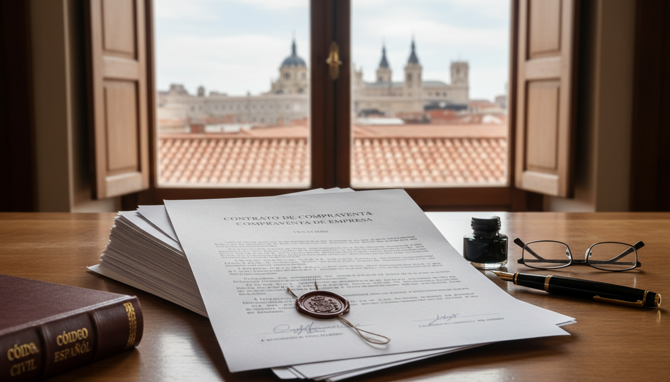 Legal documents for Spanish company acquisition