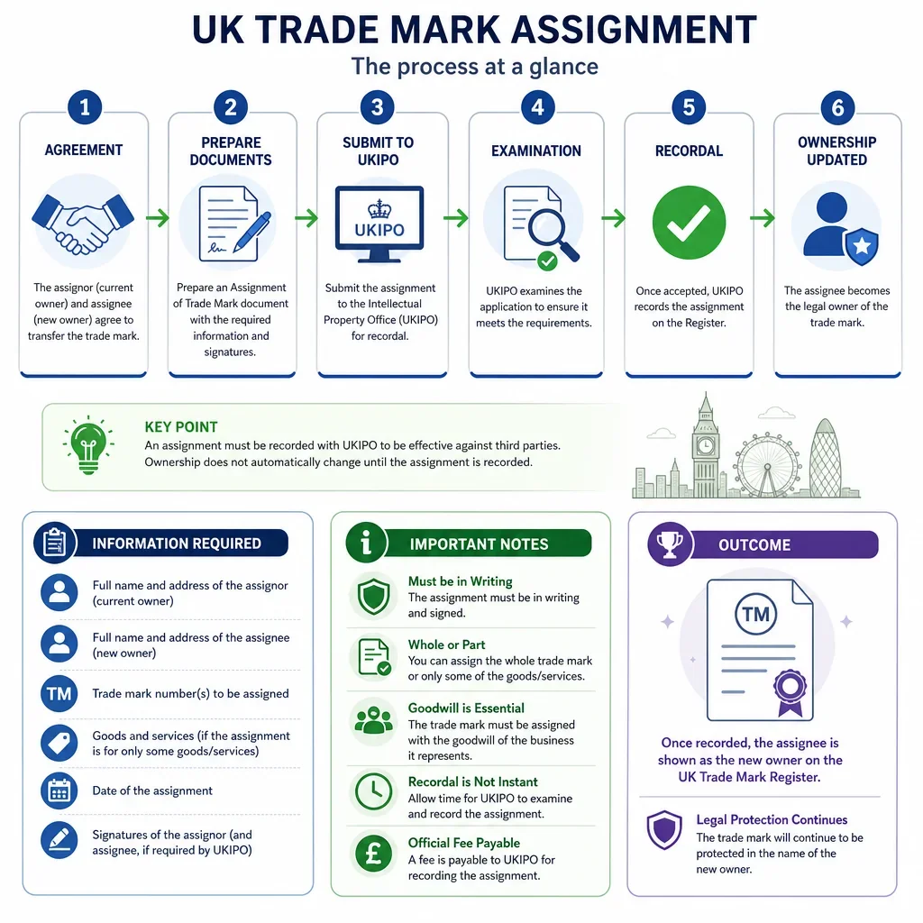 Information Required for a UK Trade Mark Assignment