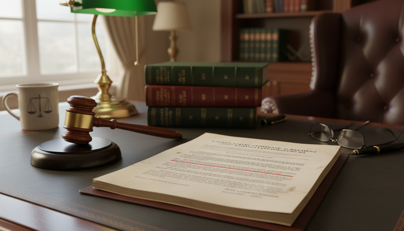 Legal document with copyright clause highlighted