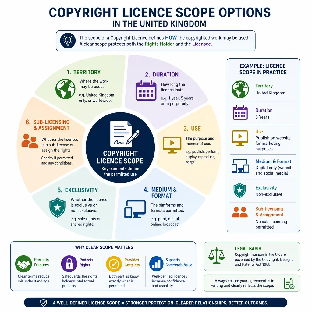 Copyright Licence Scope Options