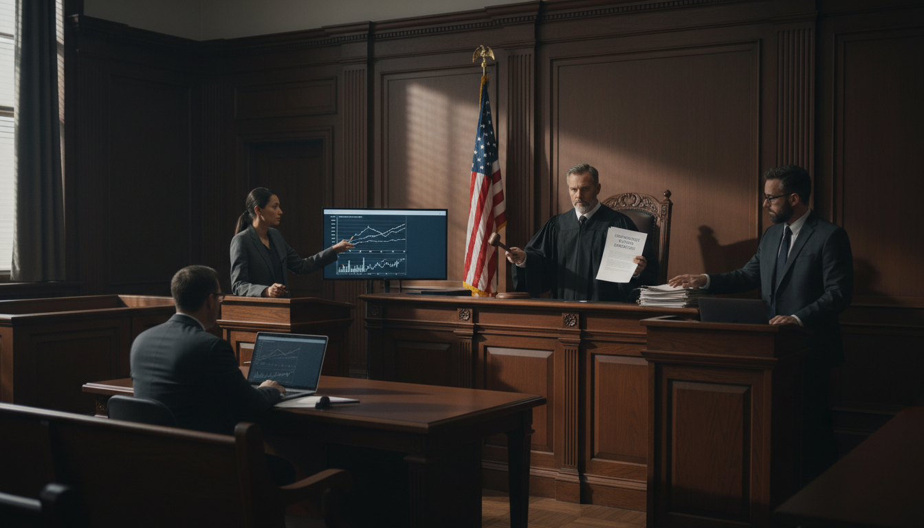 Court enforcing copyright rights