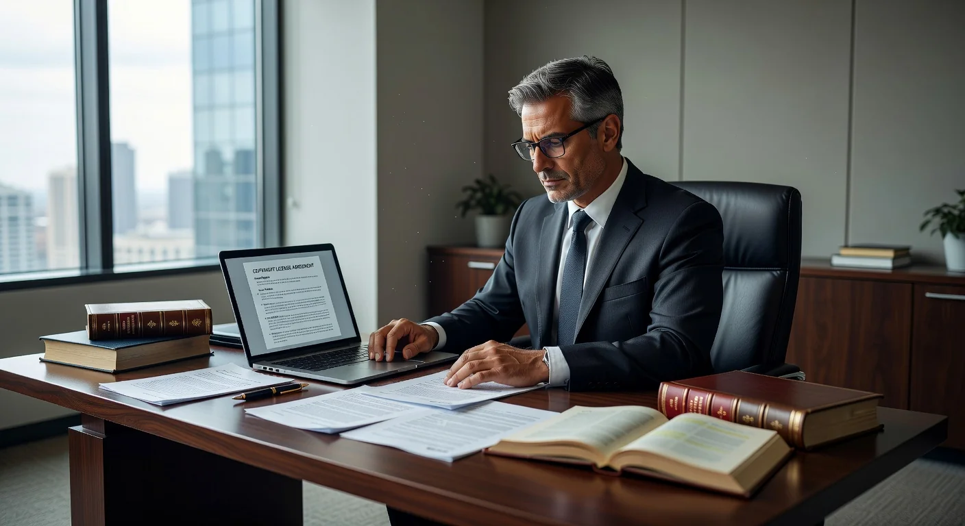 Drafting copyright agreement document