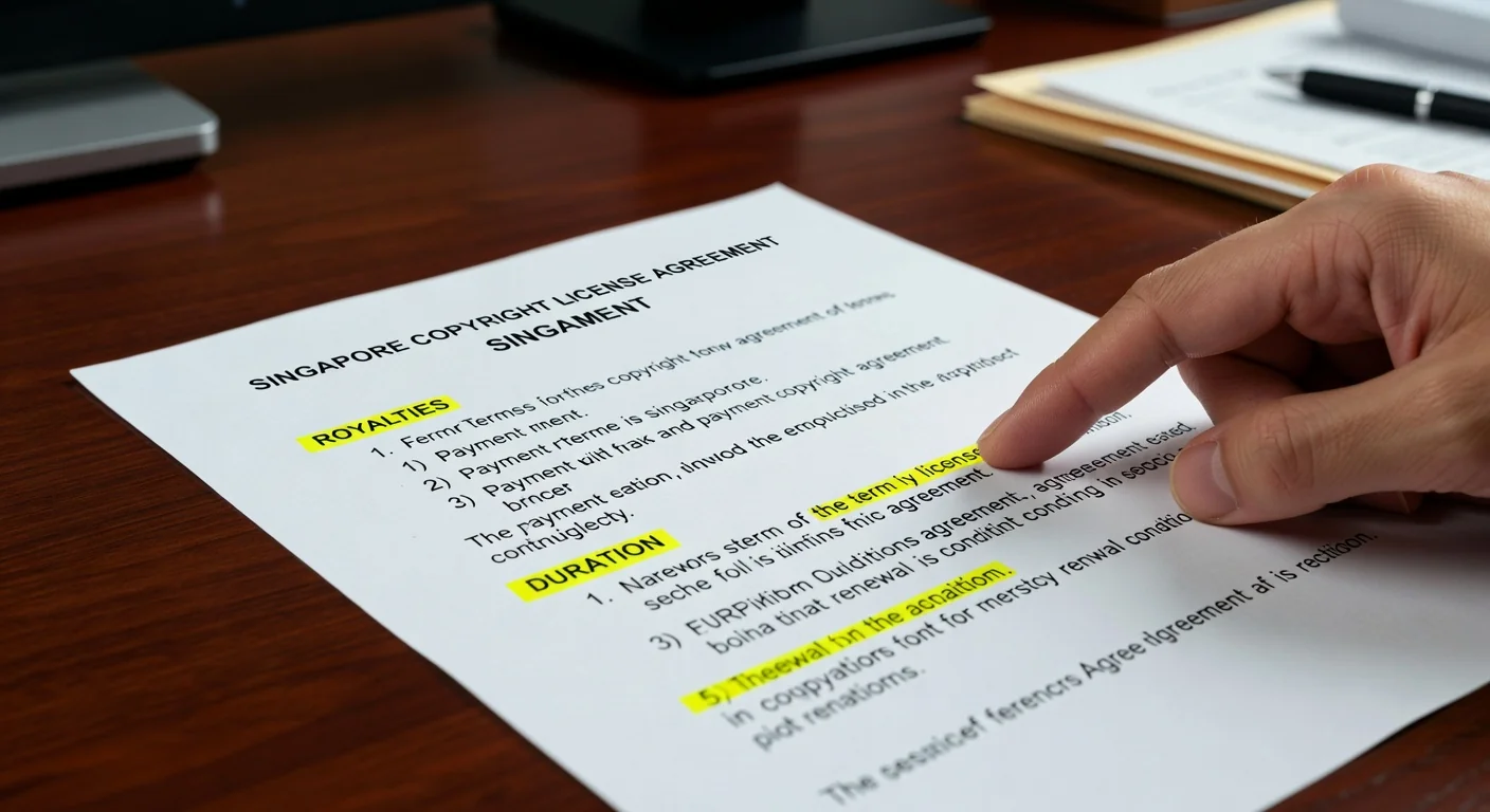 Key clauses highlighted in contract