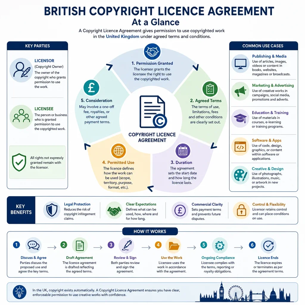 Copyright Licence Agreement Use Cases