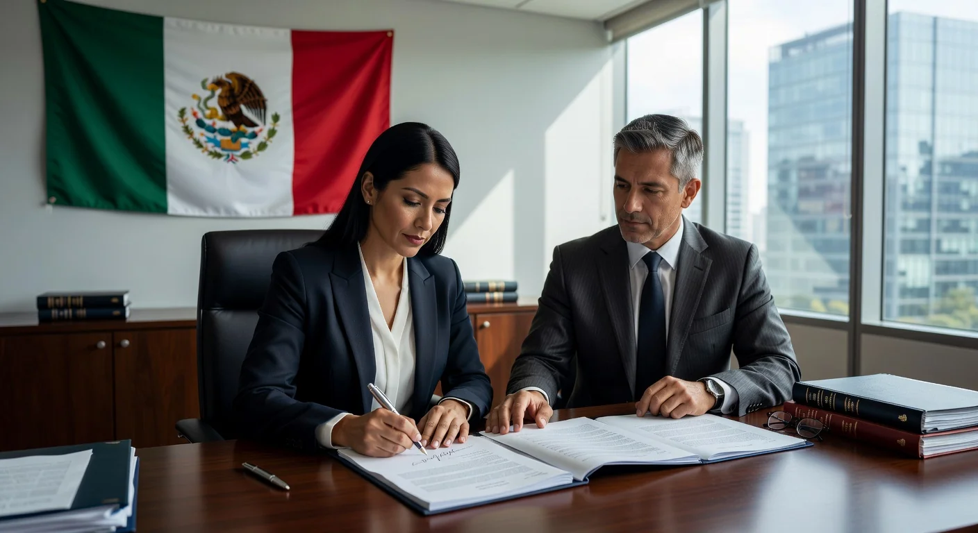 Mexican legal document signing