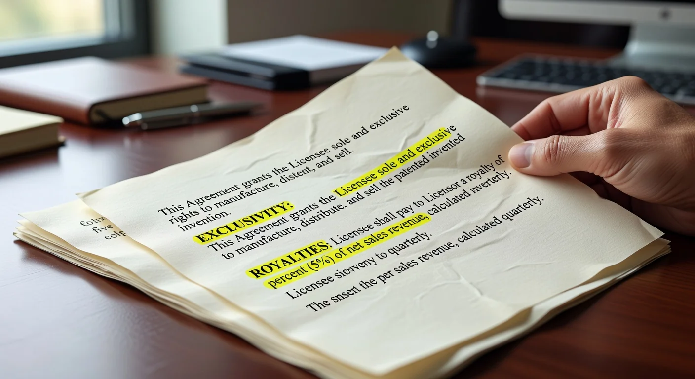 Key clauses in patent contract