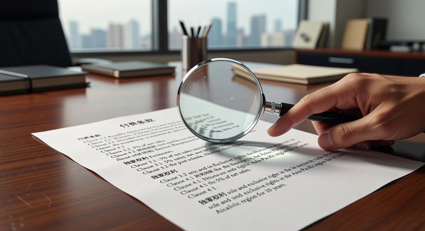 Key clauses in agreement