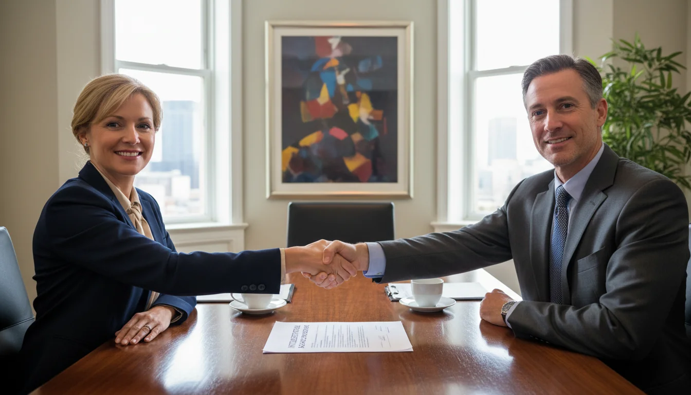 Handshake sealing IP deal