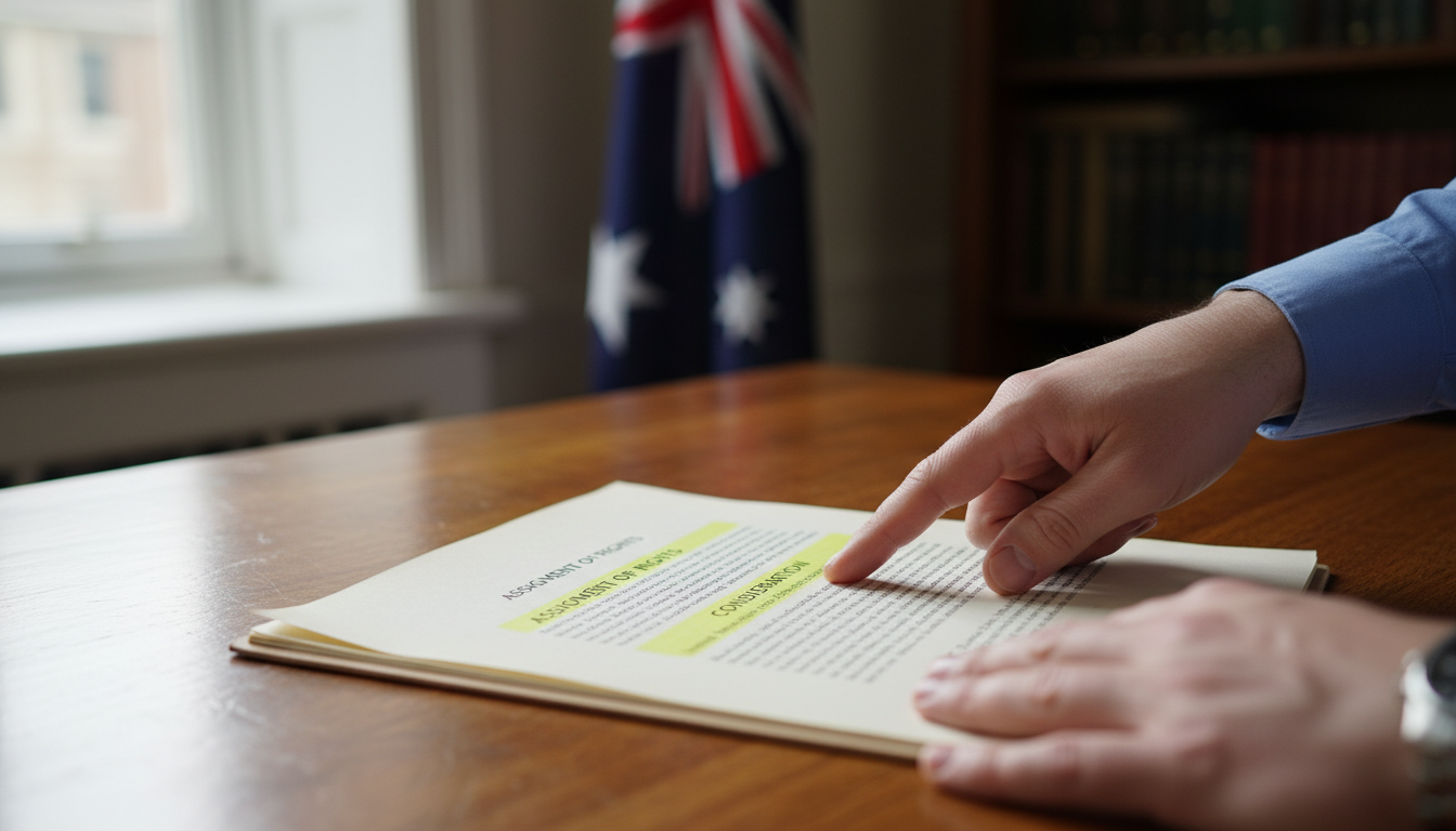 Key clauses highlighted in legal document