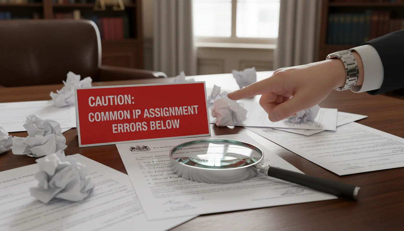 Warning sign for IP pitfalls