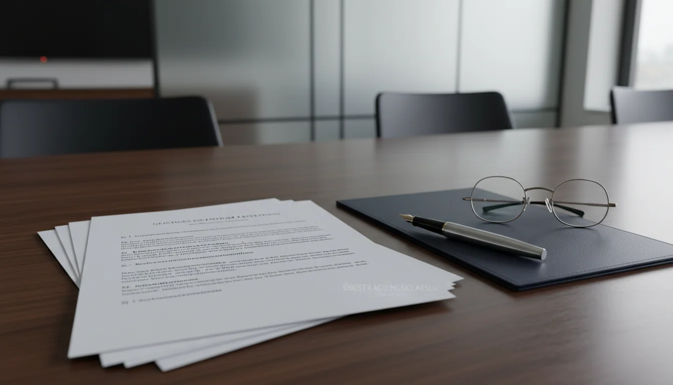 Stack of German IP legal documents