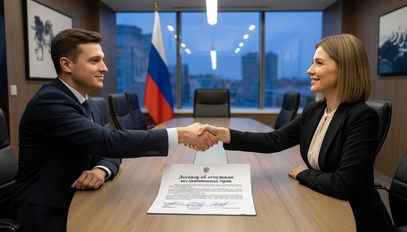 Signing intellectual property transfer agreement