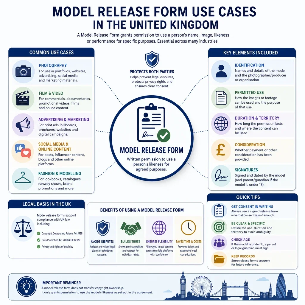 Model Release Form Use Cases