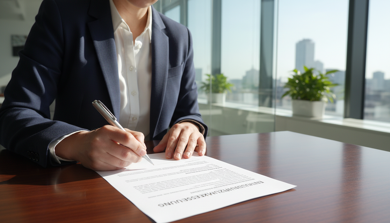 German legal document signing