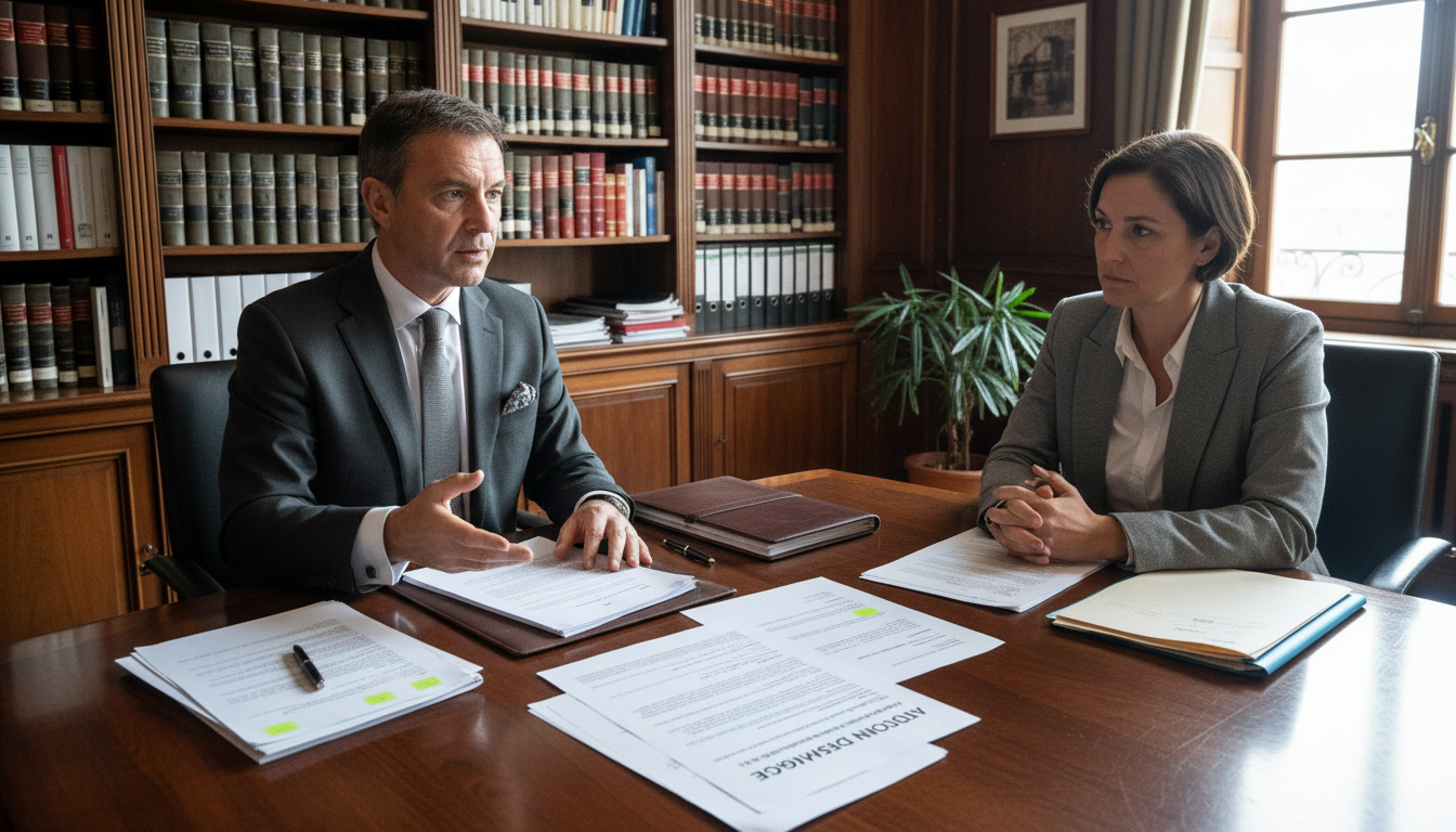 Lawyer explaining image rights