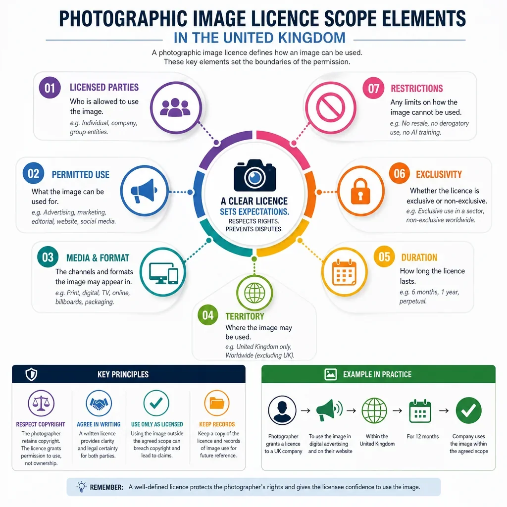 Photographic Image Licence Scope Elements