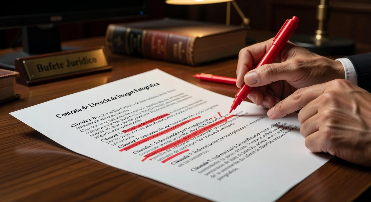 Key clauses in Mexican photo license contract