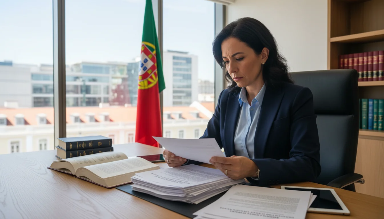 Portuguese lawyer reviewing image license