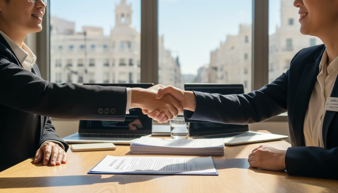 Handshake sealing software licensing deal