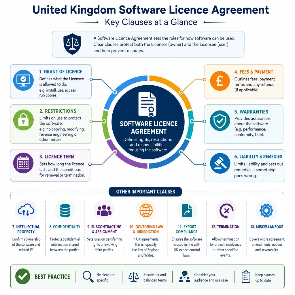 Software Licence Agreement Clause Library