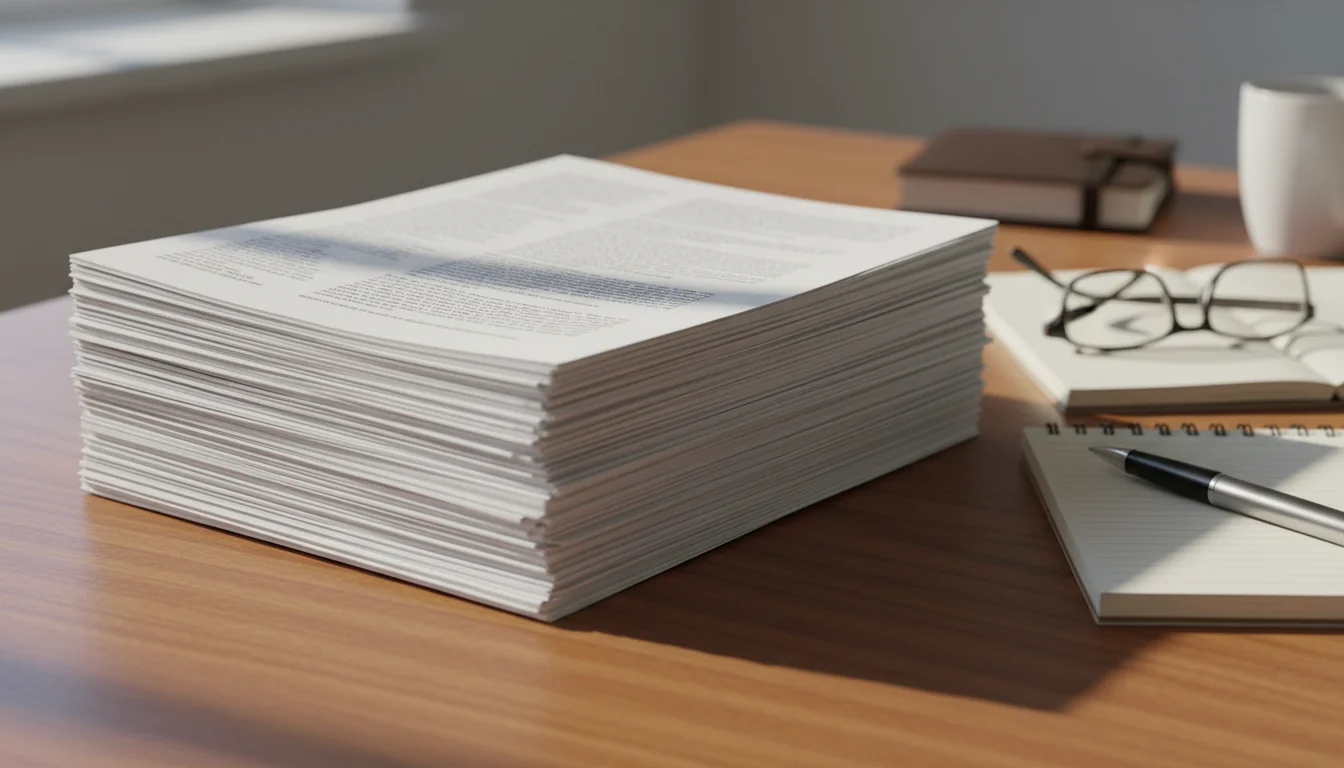 Stack of legal software license documents