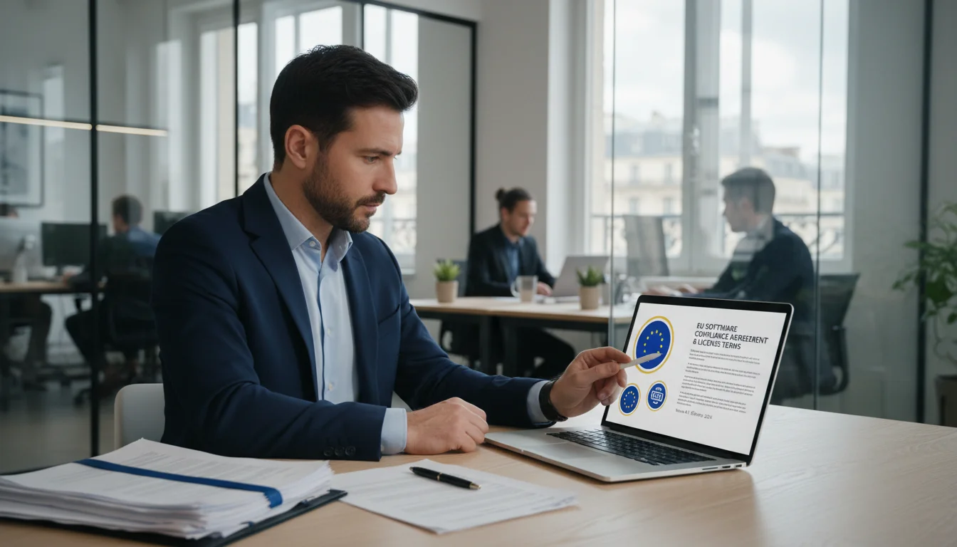 EU software compliance symbols