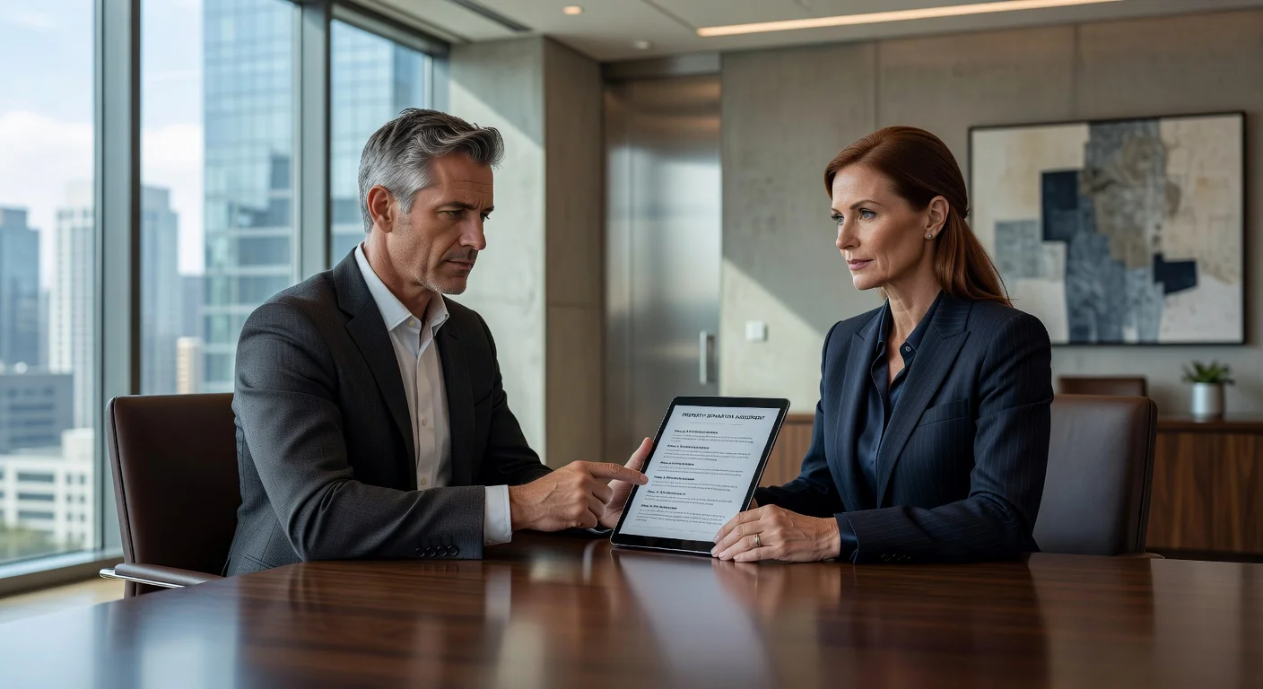 Consulting with attorney