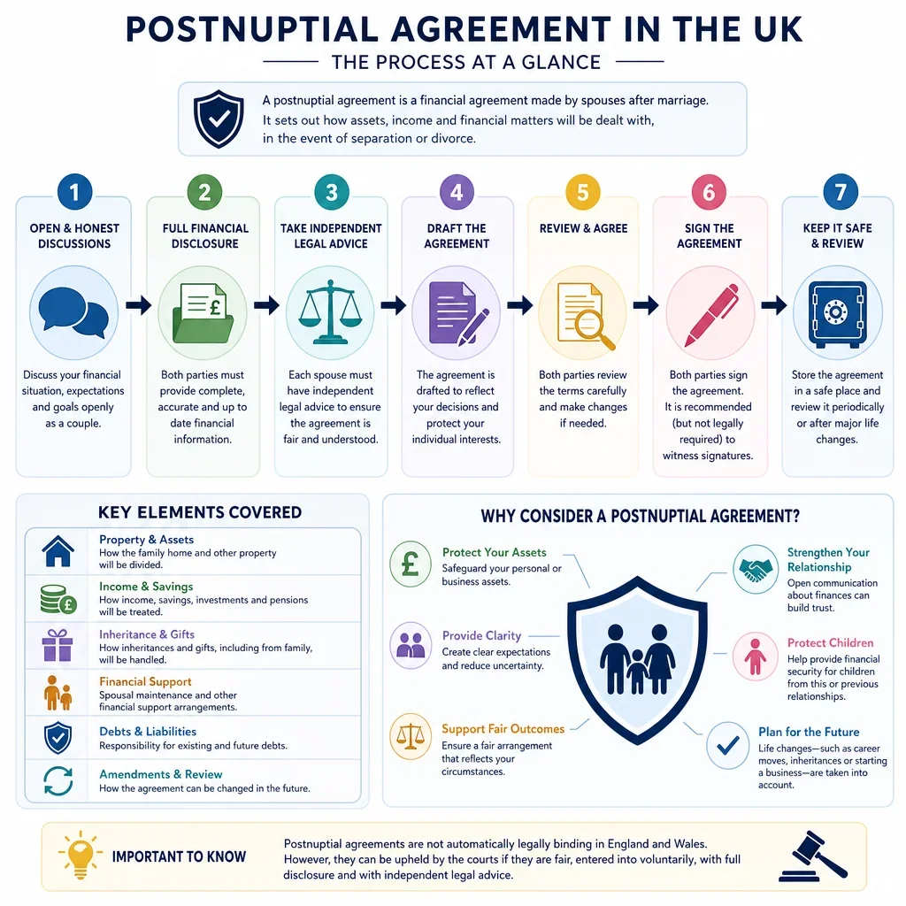 Postnuptial agreement preparation checklist