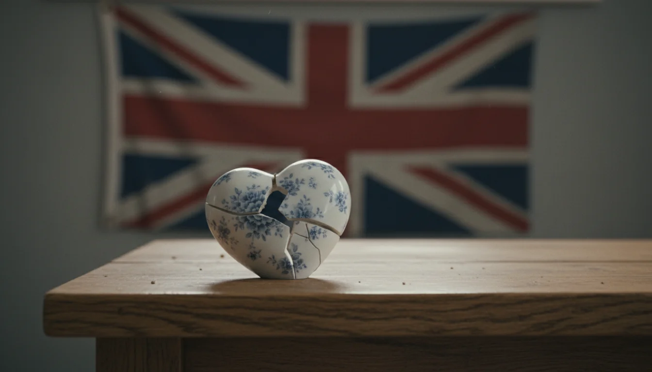 Broken heart symbolizing marriage issues