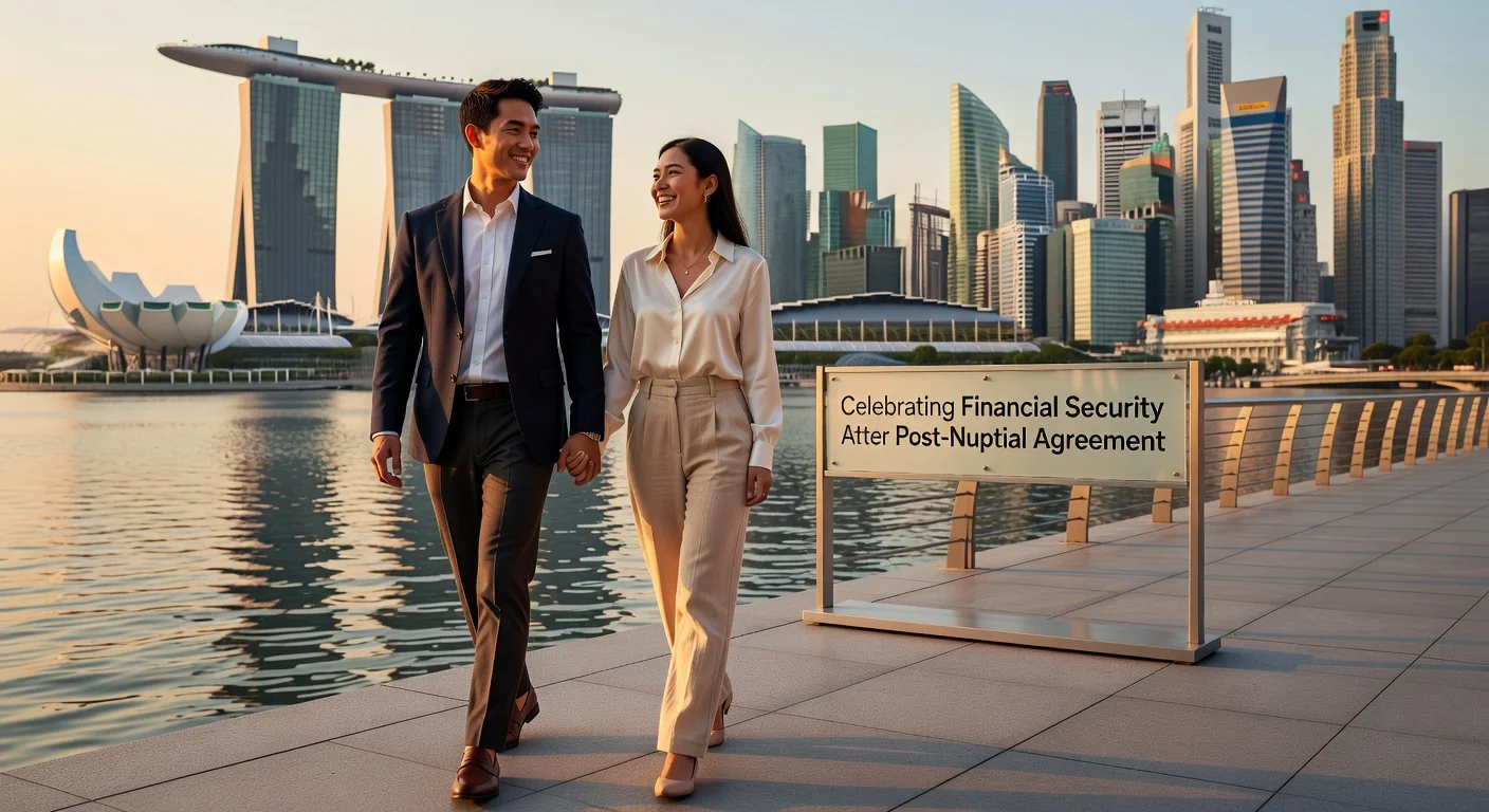 Secure financial future illustration