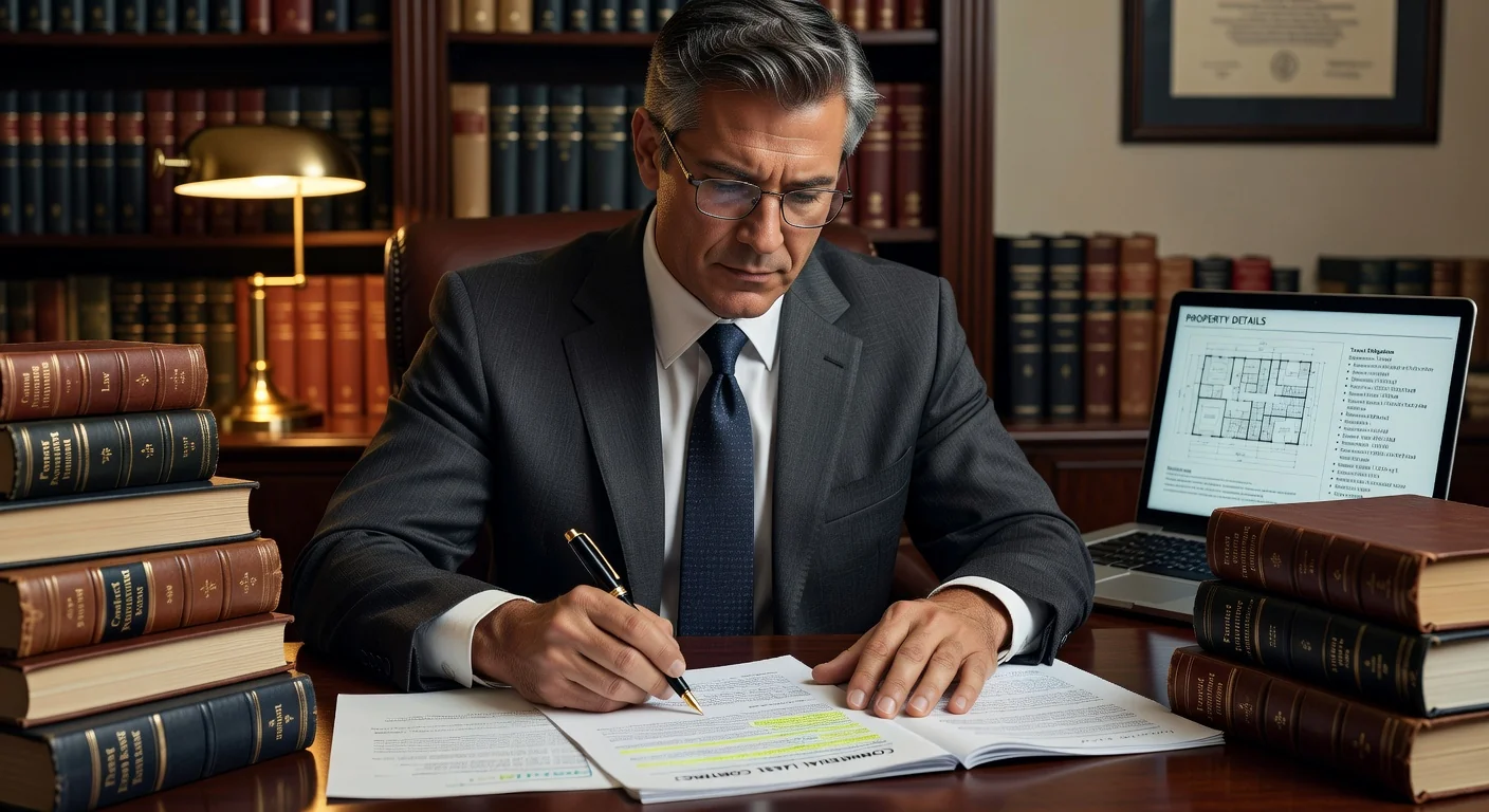 Reviewing commercial lease agreement