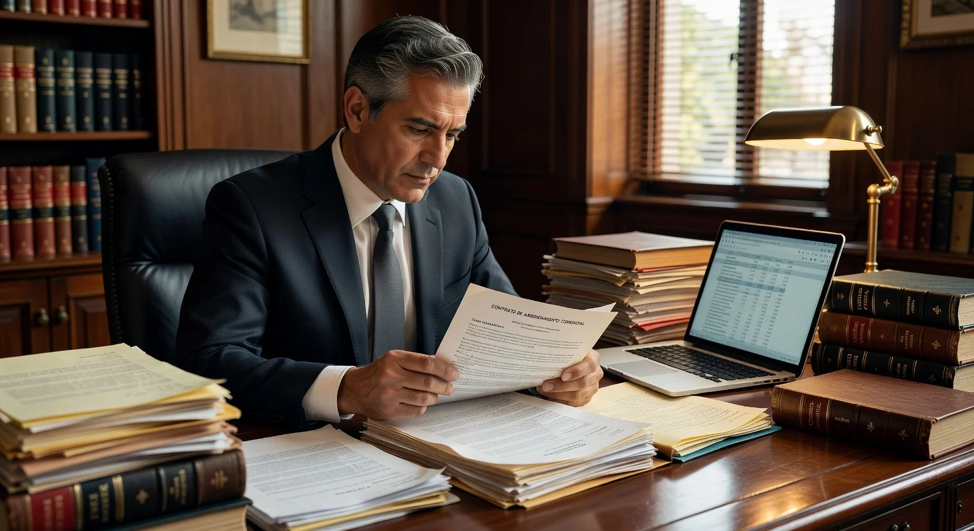 Reviewing lease agreement clauses
