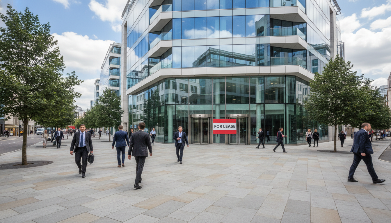 UK office building exterior view.