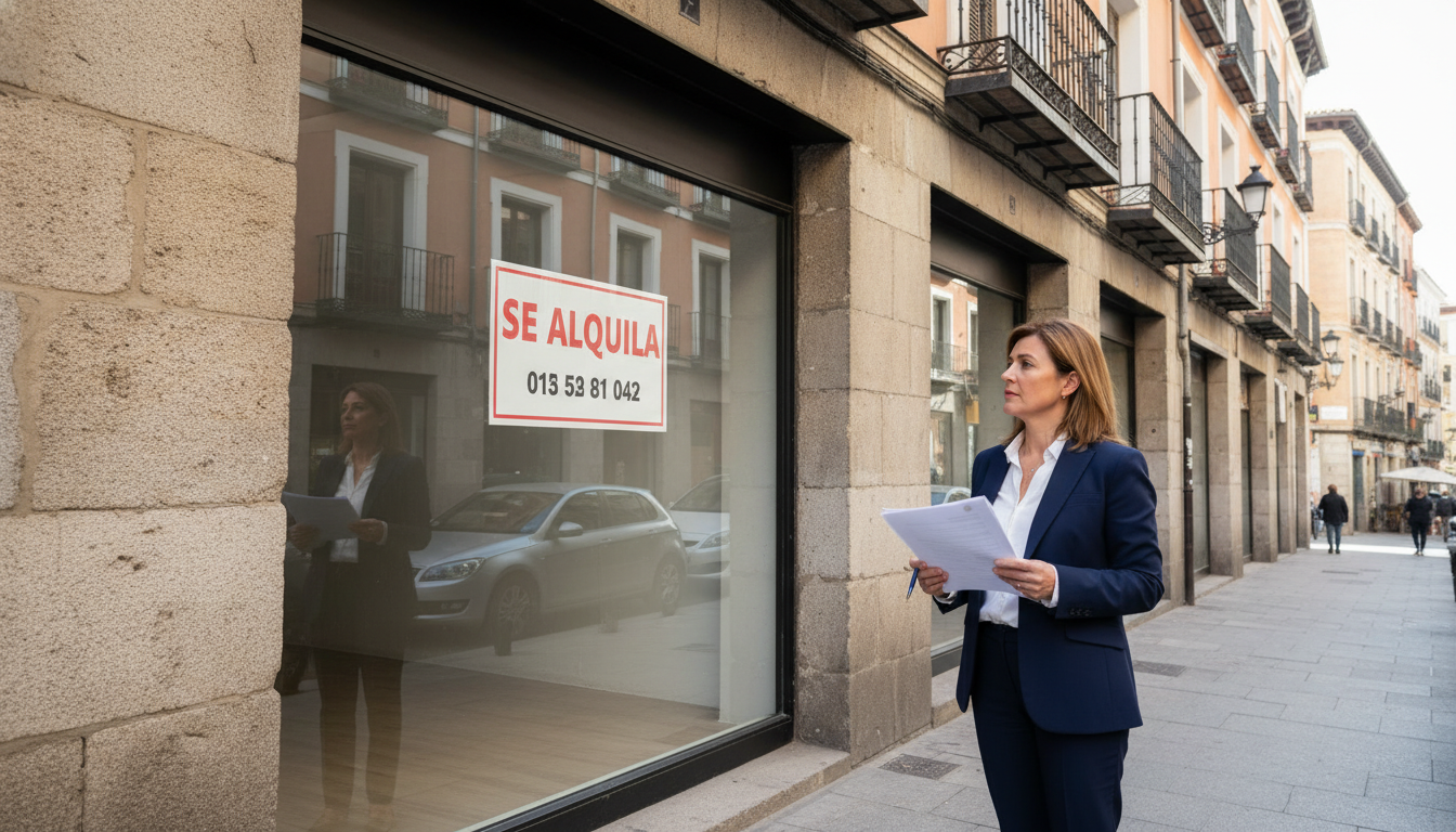 Commercial property lease illustration