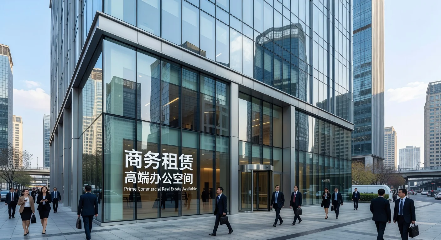 Chinese office building exterior