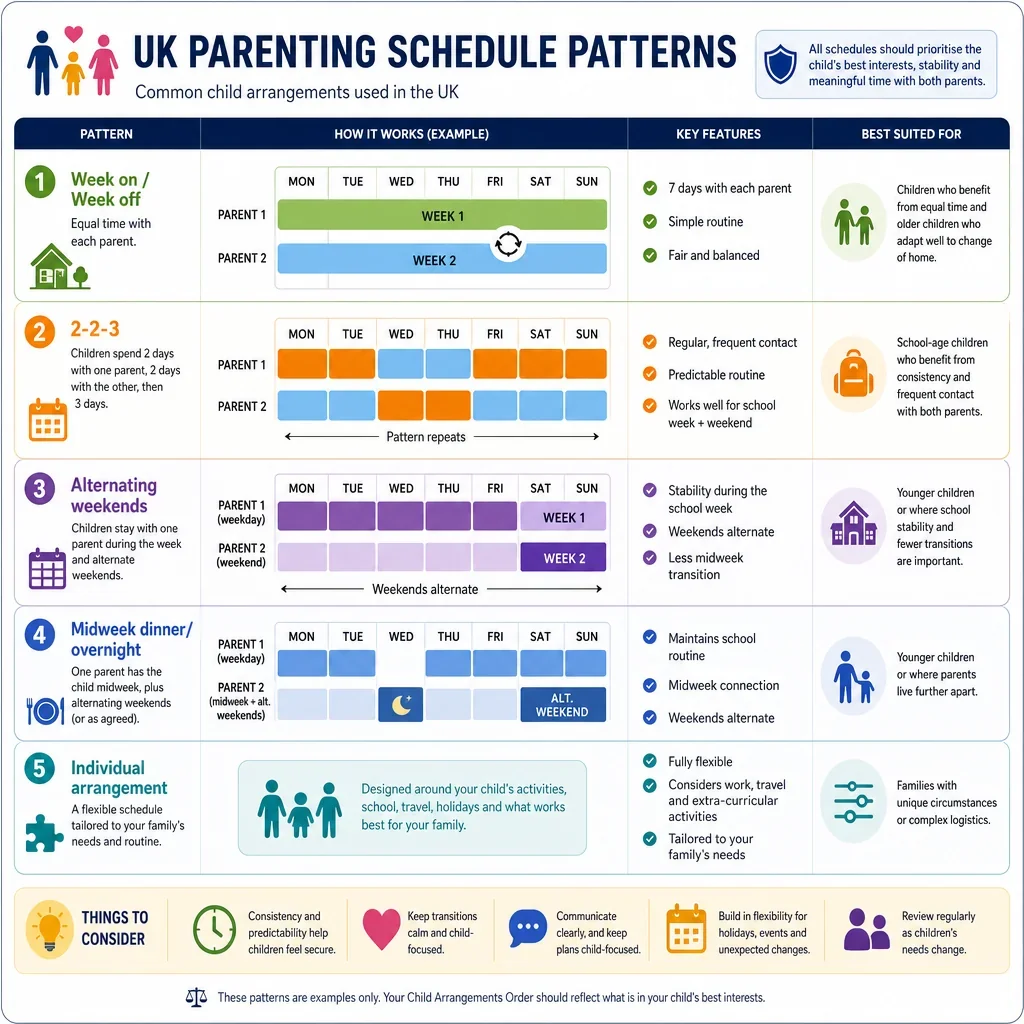 Parenting Schedule Patterns