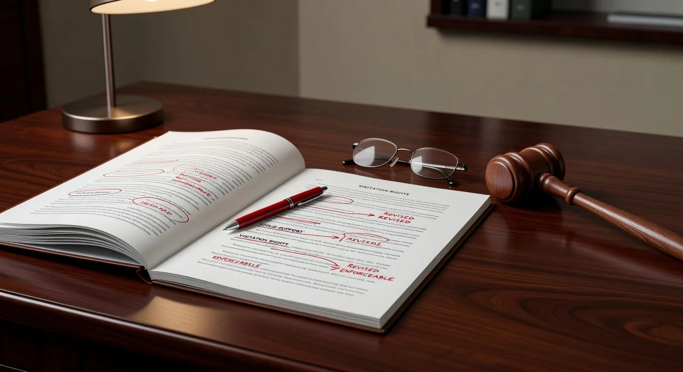 Legal document with clauses