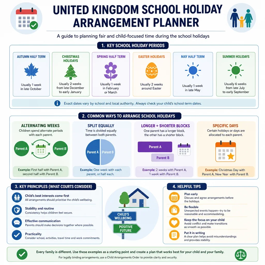 School Holiday Arrangement Planner