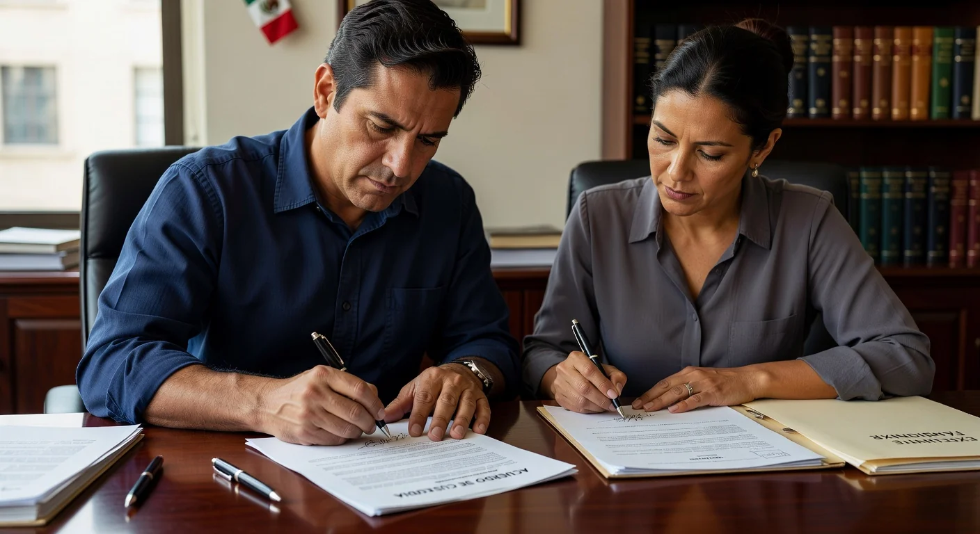 Legal documents signing process
