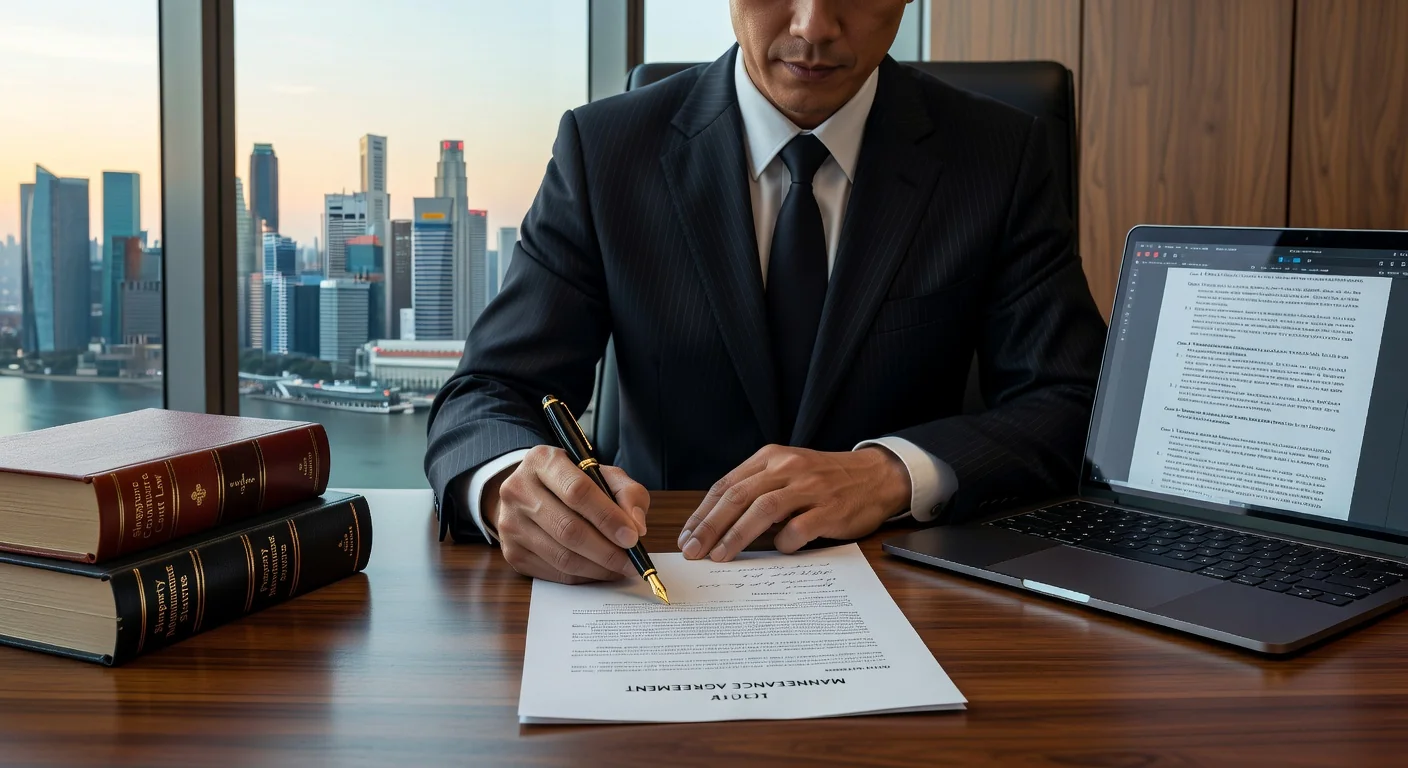 Drafting legal maintenance agreement