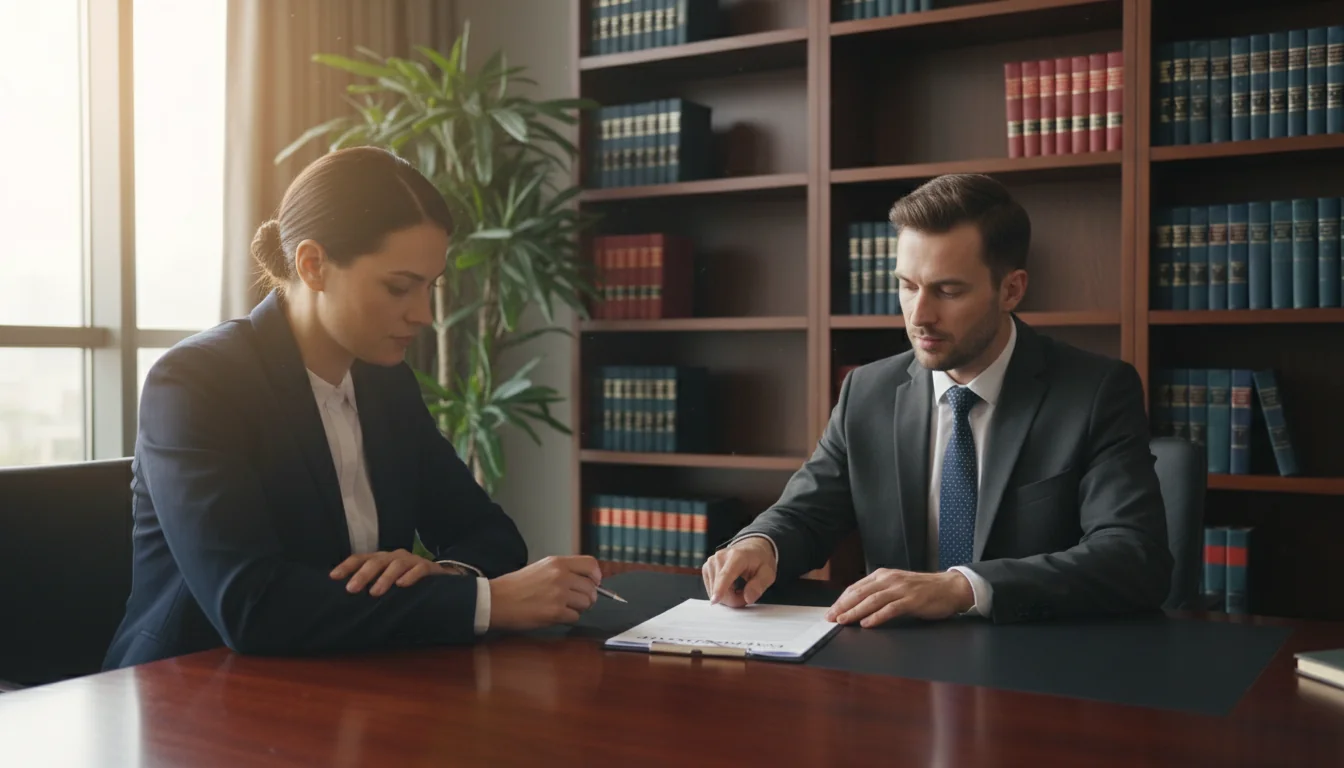 Legal consultation with lawyer