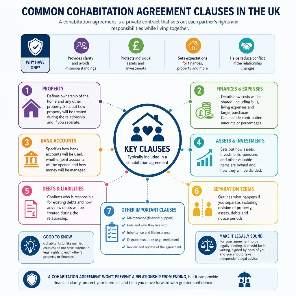 Common Cohabitation Agreement Clauses