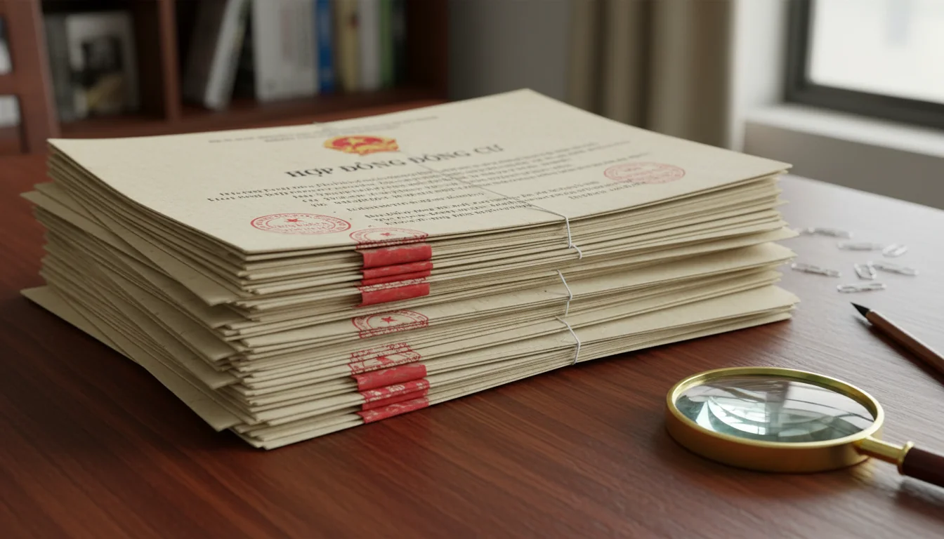 Vietnamese legal documents stack